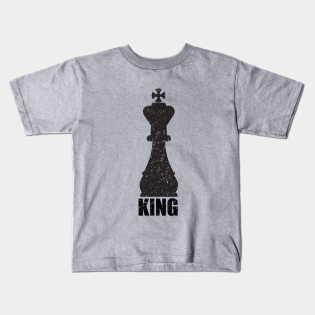 Chess - Chess Piece King Kids T-Shirt by Kudostees
